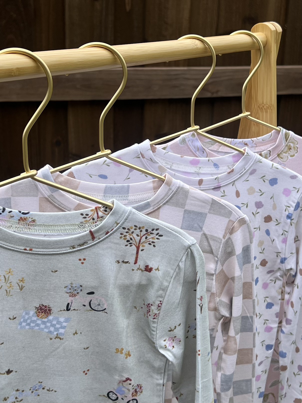 Soft garments on hangers